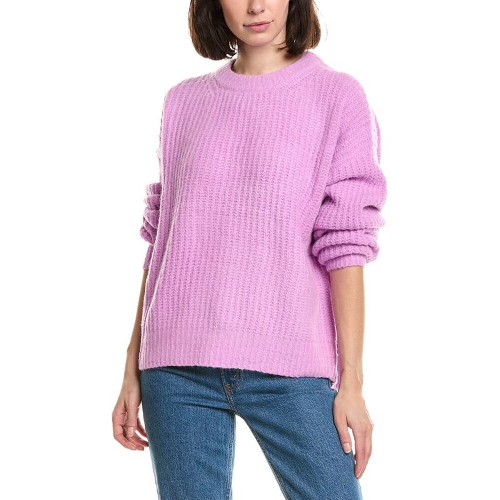 Labiz Womens  Lalamia Wool & Alpaca-Blend Sweater, Pink